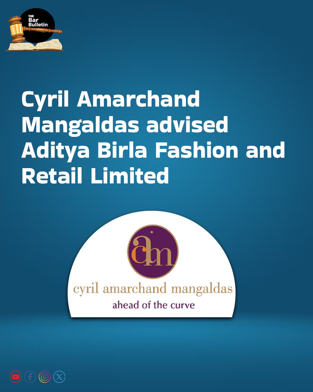 Cyril Amarchand Mangaldas advised Aditya Birla Fashion and Retail Limited on listing of Aditya Birla Lifestyle Brands Limited equity shares on BSE Limited