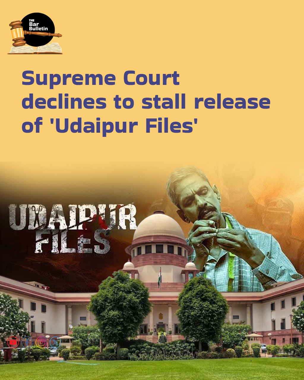 Supreme Court declines to stall release of ‘Udaipur Files’