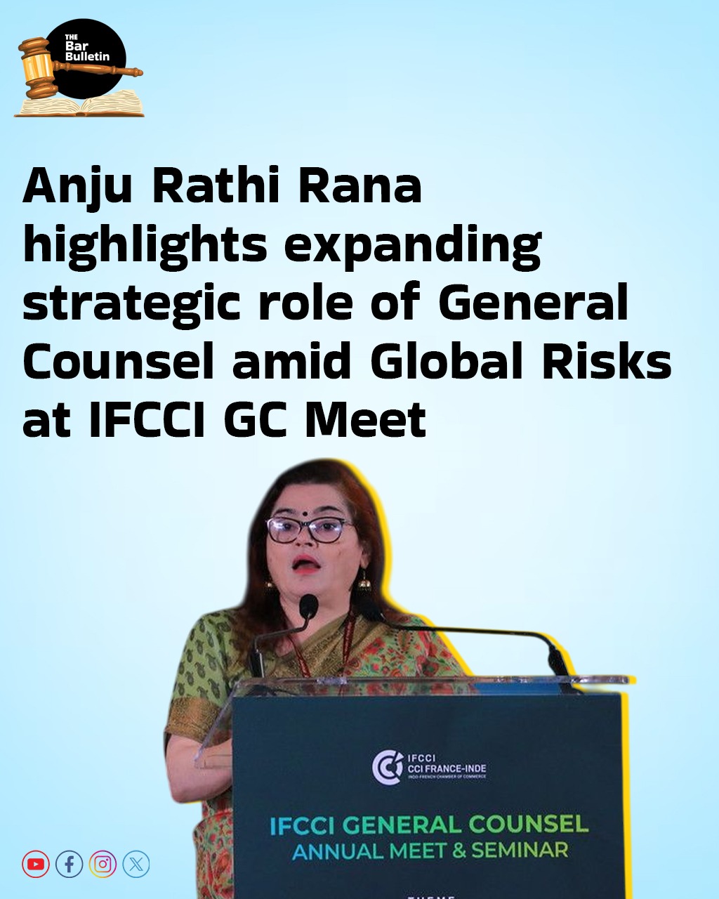Anju Rathi Rana highlights expanding strategic role of General Counsel amid Global Risks at IFCCI GC Meet