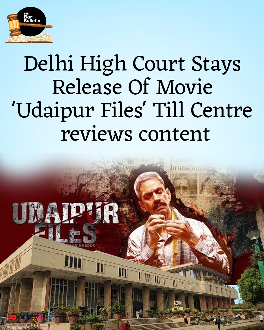 Delhi High Court Stays Release Of Movie ‘Udaipur Files’ till Centre reviews content