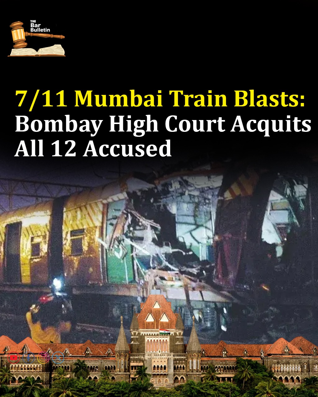 7/11 Mumbai Train Blasts: Bombay High Court Acquits All 12 Accused
