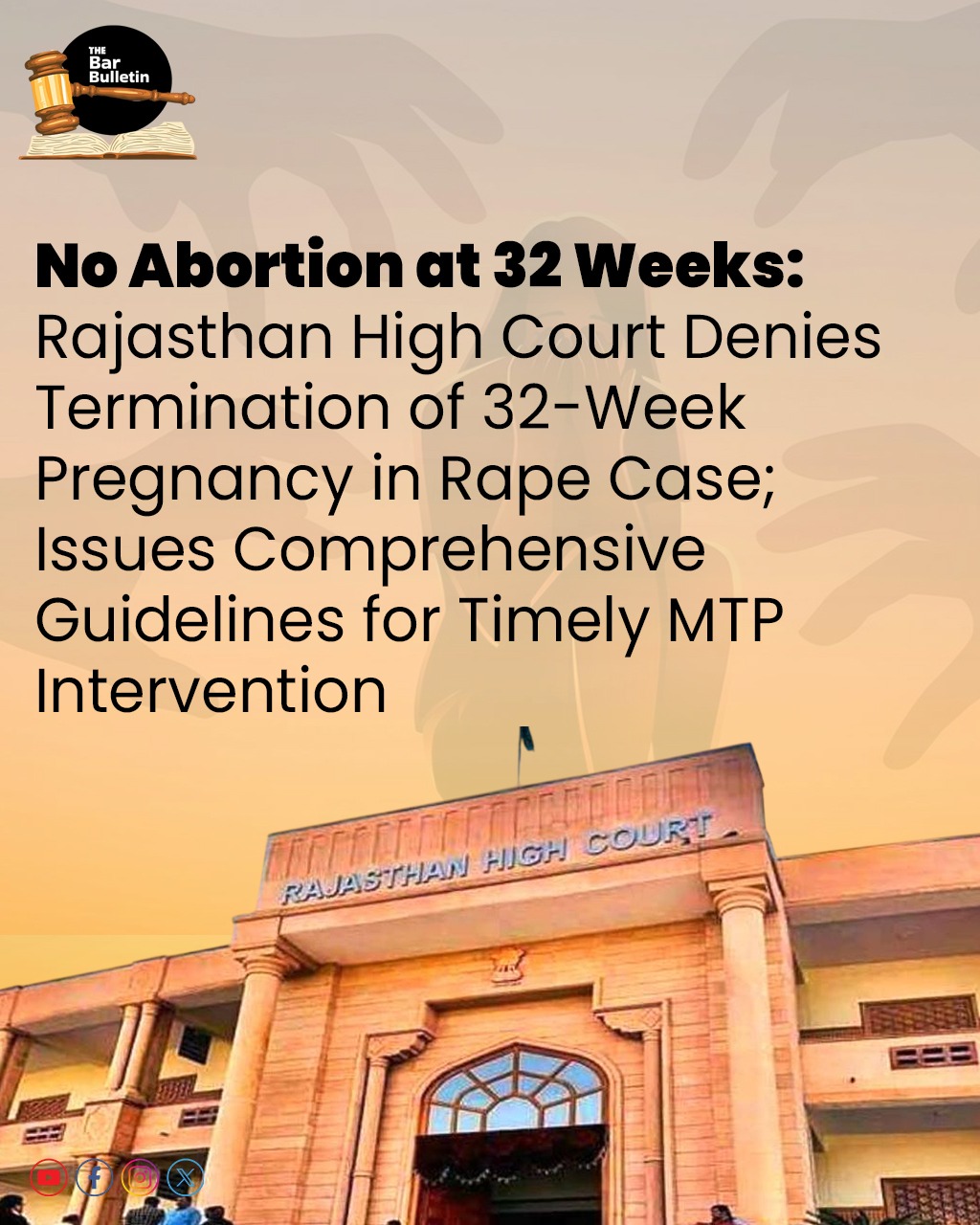 Rajasthan High Court issues comprehensive Guidelines for Timely Medical Termination of Pregnancy in Rape Cases