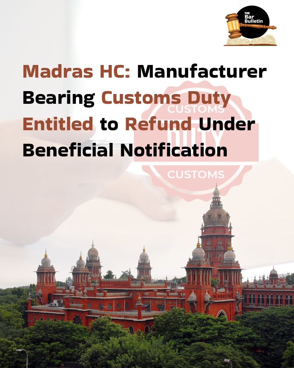 Customs Duty Refund
