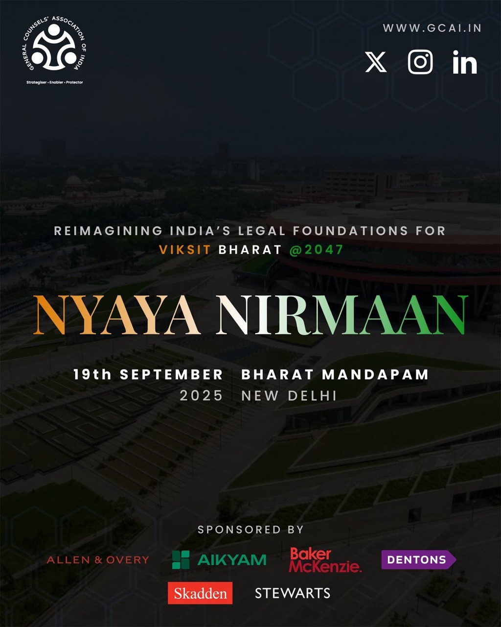 GCAI announces ‘Nyaya Nirmaan’ Initiative to Reimagine India’s Legal Foundations for Viksit Bharat @2047