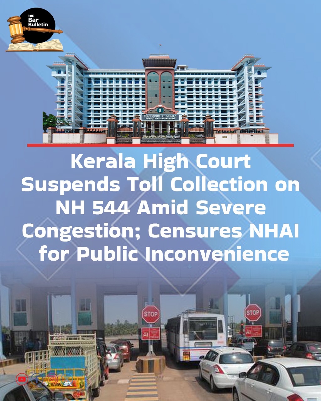 toll collection suspension NH 544