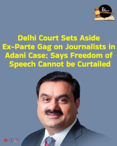 Adani gag order