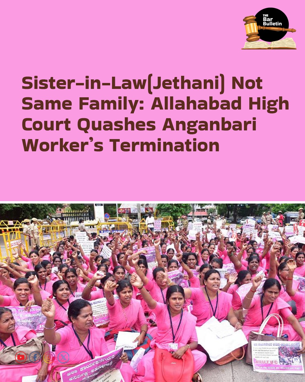 Anganbari Termination Quashed