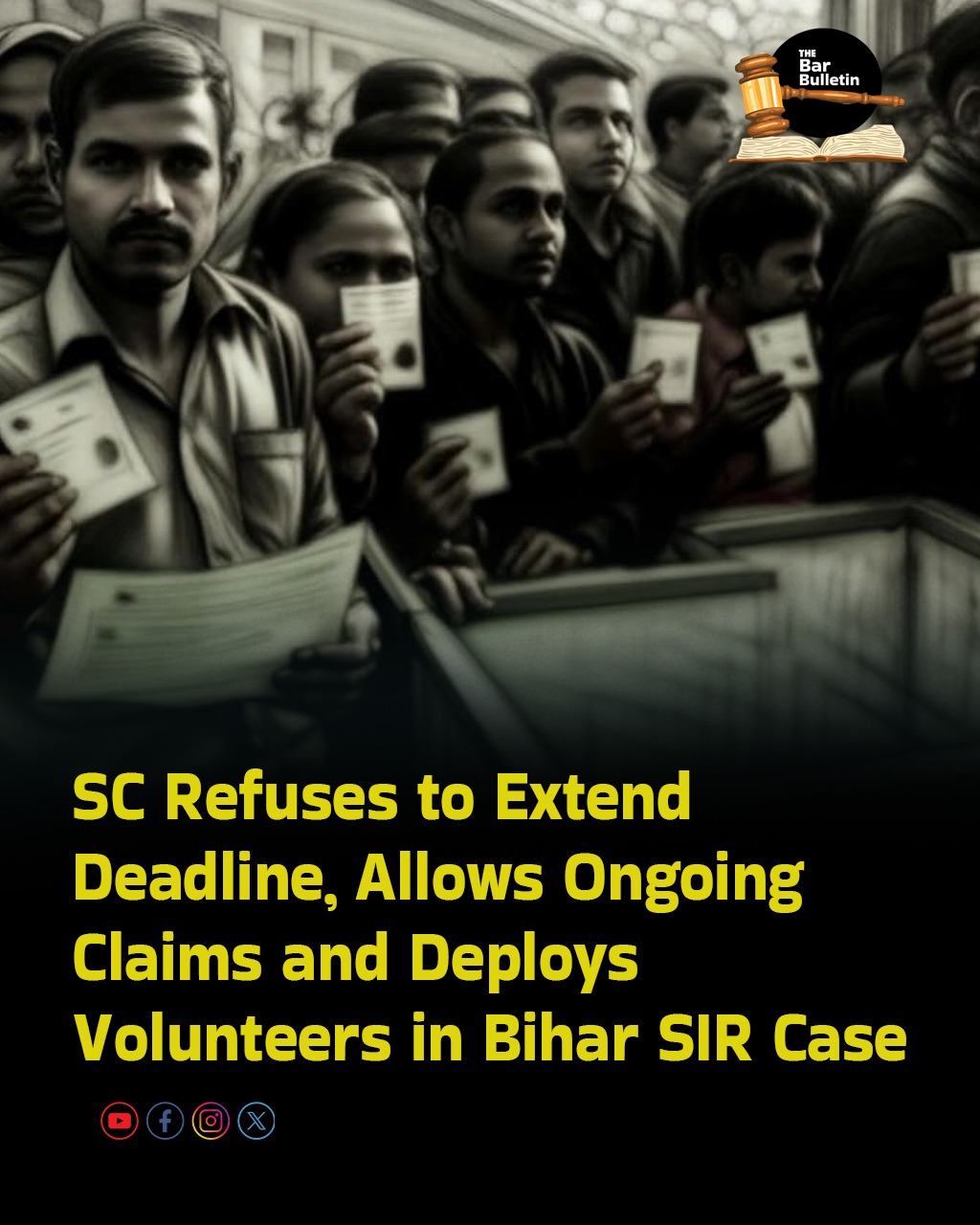 Bihar SIR Deadline