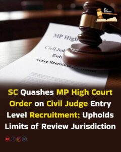 Civil Judge Recruitment