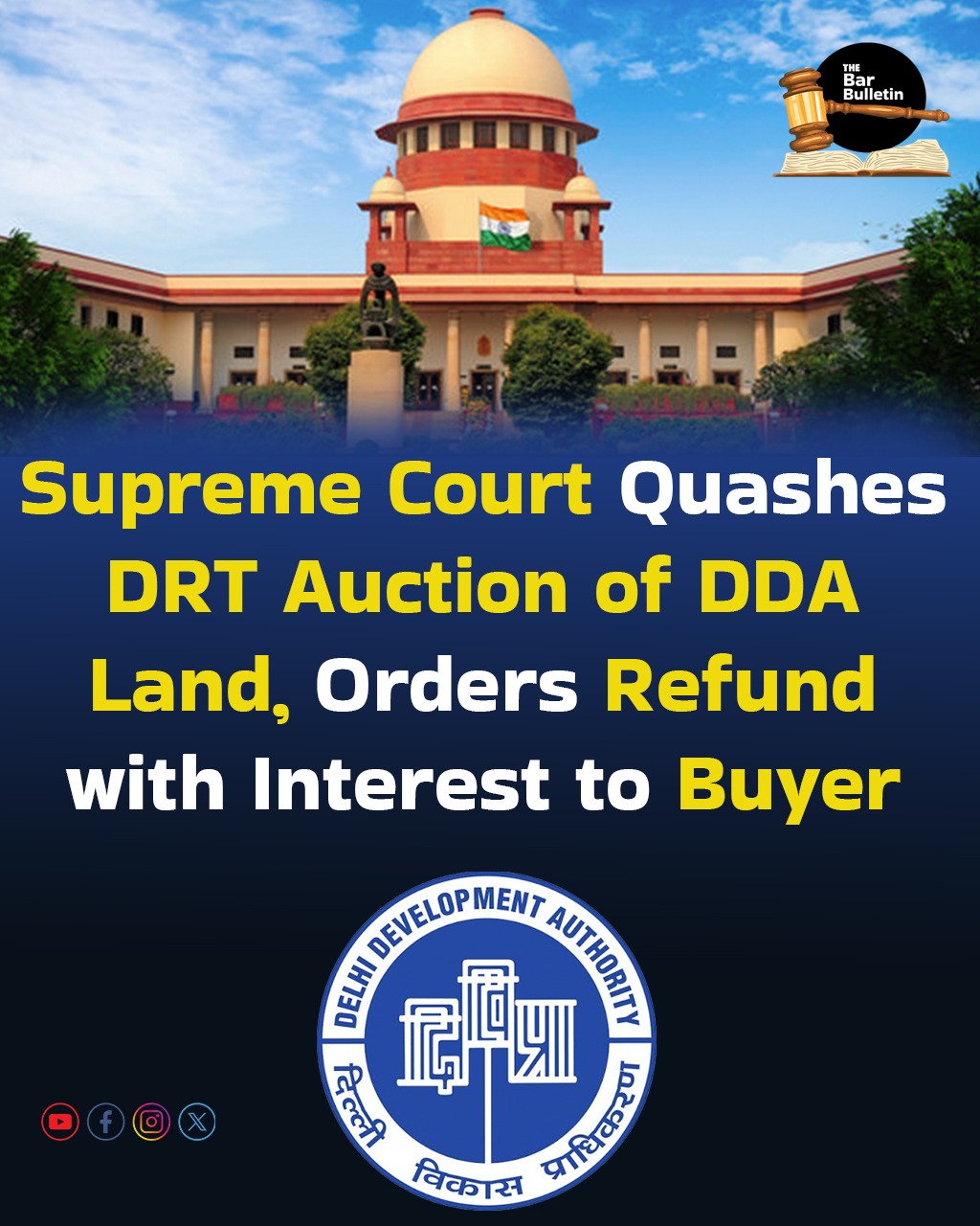DDA land auction quashed
