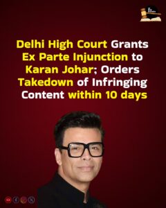 Karan Johar Injunction