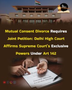 Mutual Consent Divorce