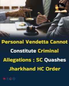 Quash Criminal Allegations