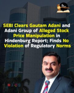 SEBI Adani Case