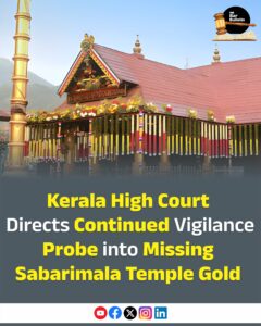 Sabarimala Gold Probe