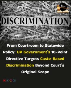 UP caste discrimination directive