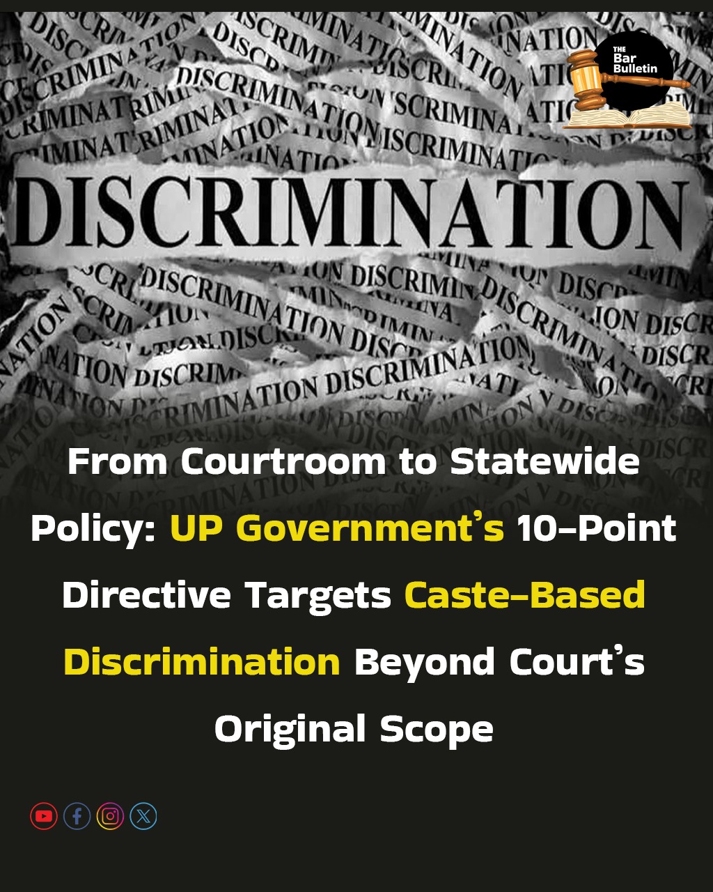 UP caste discrimination directive
