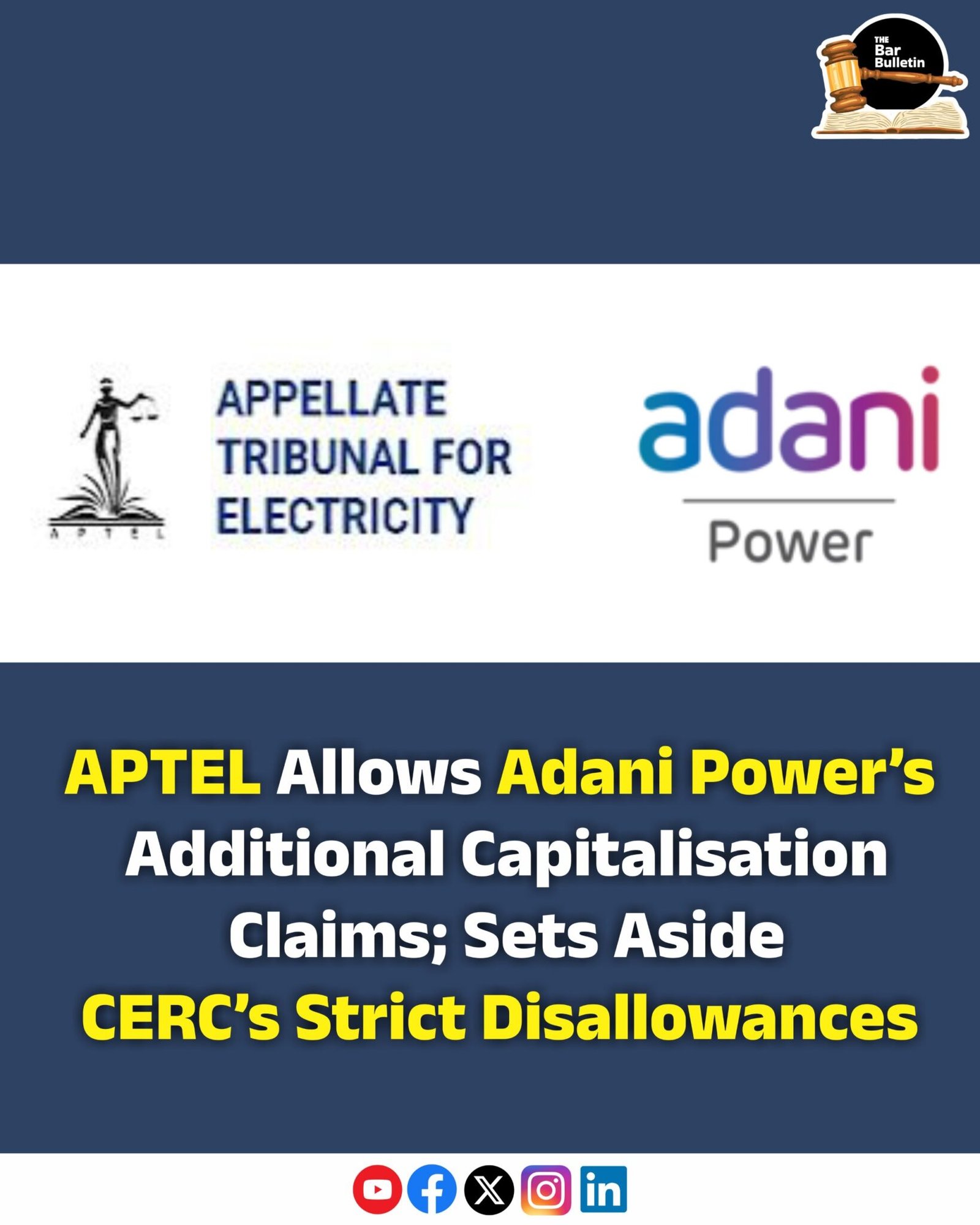 APTEL Allows Adani Power’s Capitalisation Claims, Sets Aside CERC ...