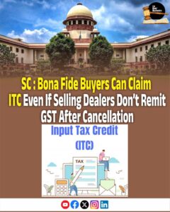 Bona Fide ITC