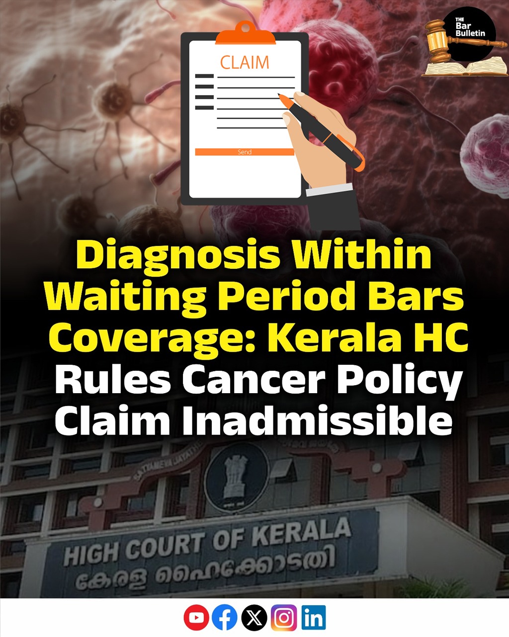 Cancer policy claim
