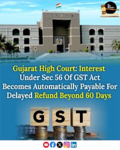GST Refund Interest