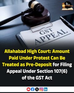 GST pre-deposit
