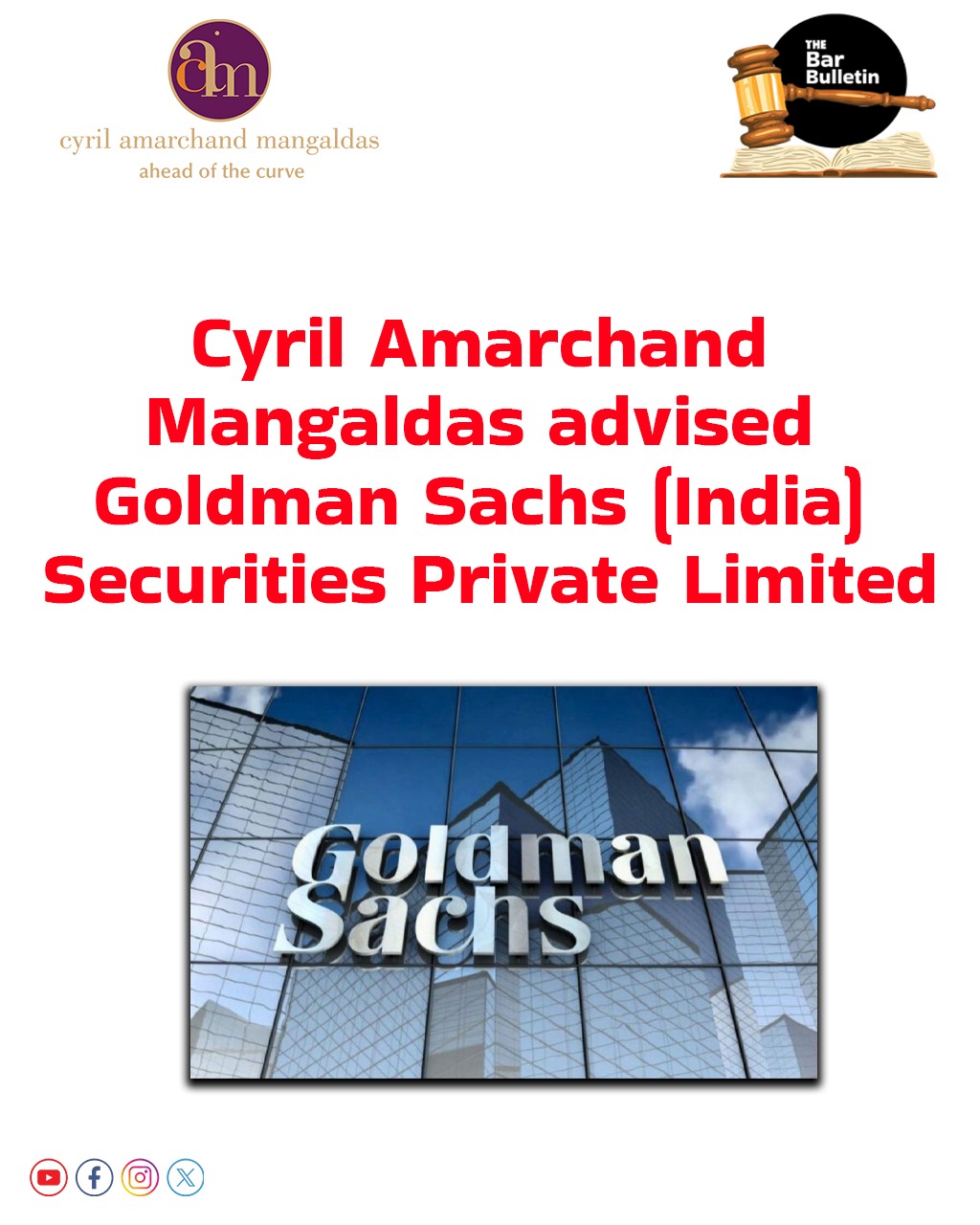 Goldman Sachs advisory