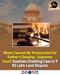 Minor prosecution case