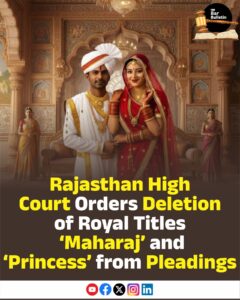 Royal Titles Deletion