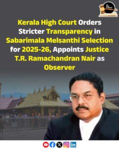 Sabarimala Melsanthi Selection