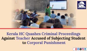 Teacher corporal punishment