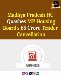 Tender Cancellation Case