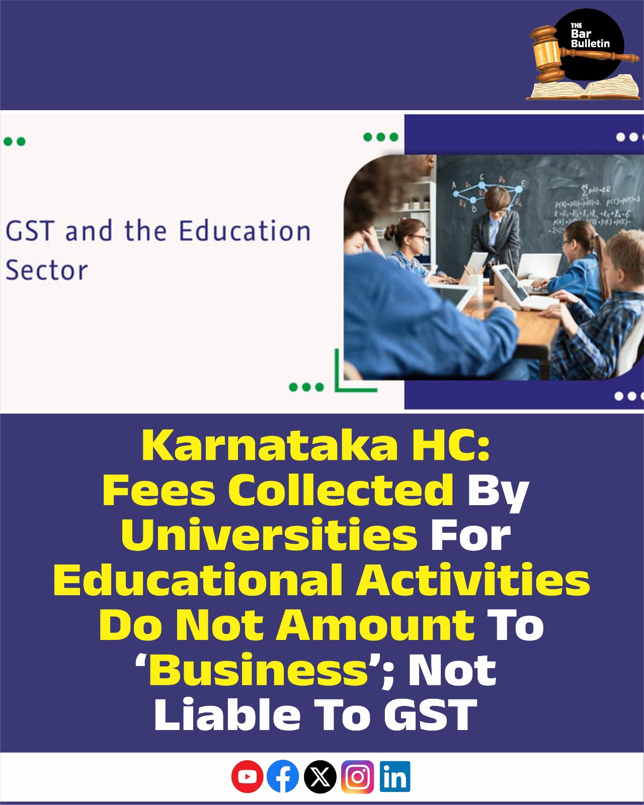 University GST Exemption