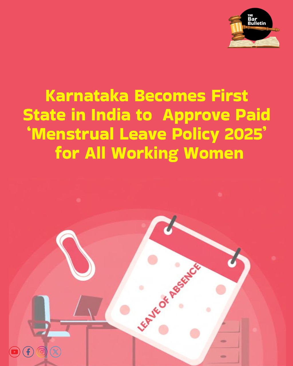 Karnataka Becomes First State in India to Approve Paid ‘Menstrual Leave Policy 2025’ for All Working Women
