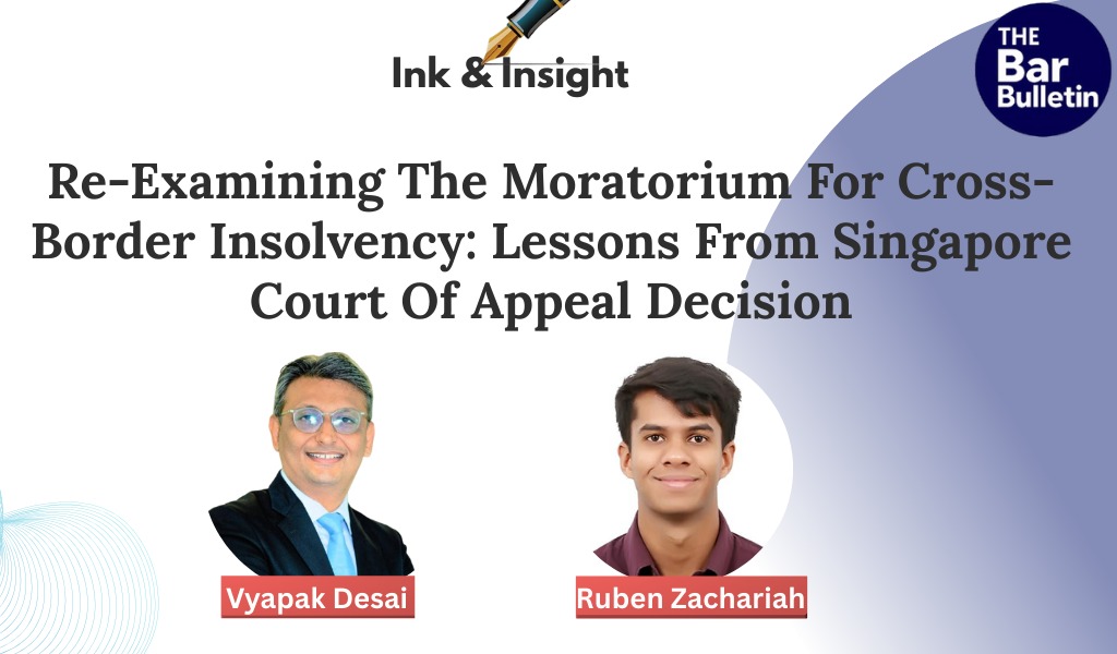 Cross-border insolvency moratorium arbitration interplay
