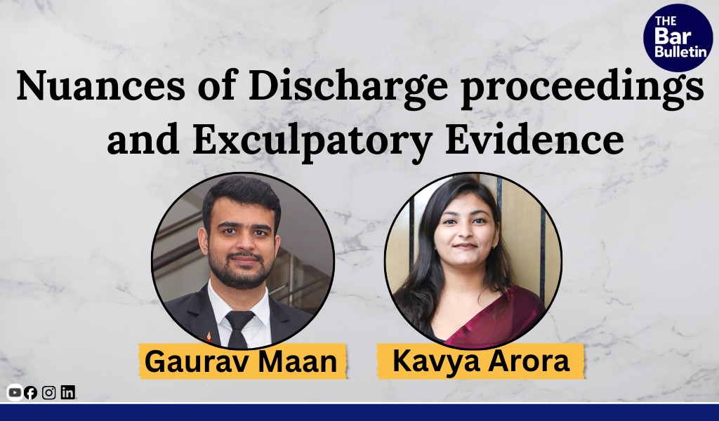 Exculpatory evidence in discharge proceedings