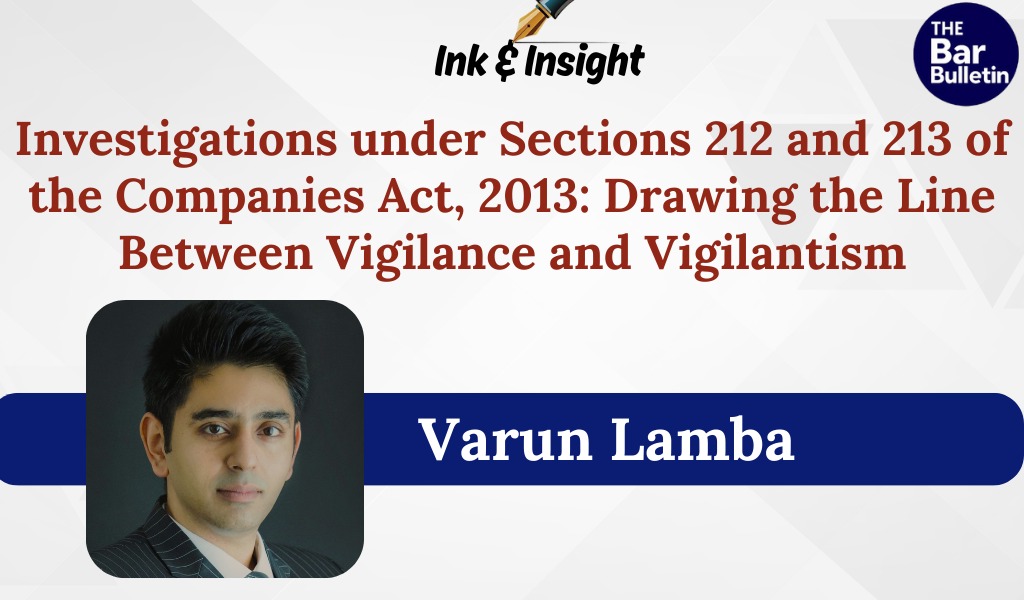 Sections 212 and 213 Investigations