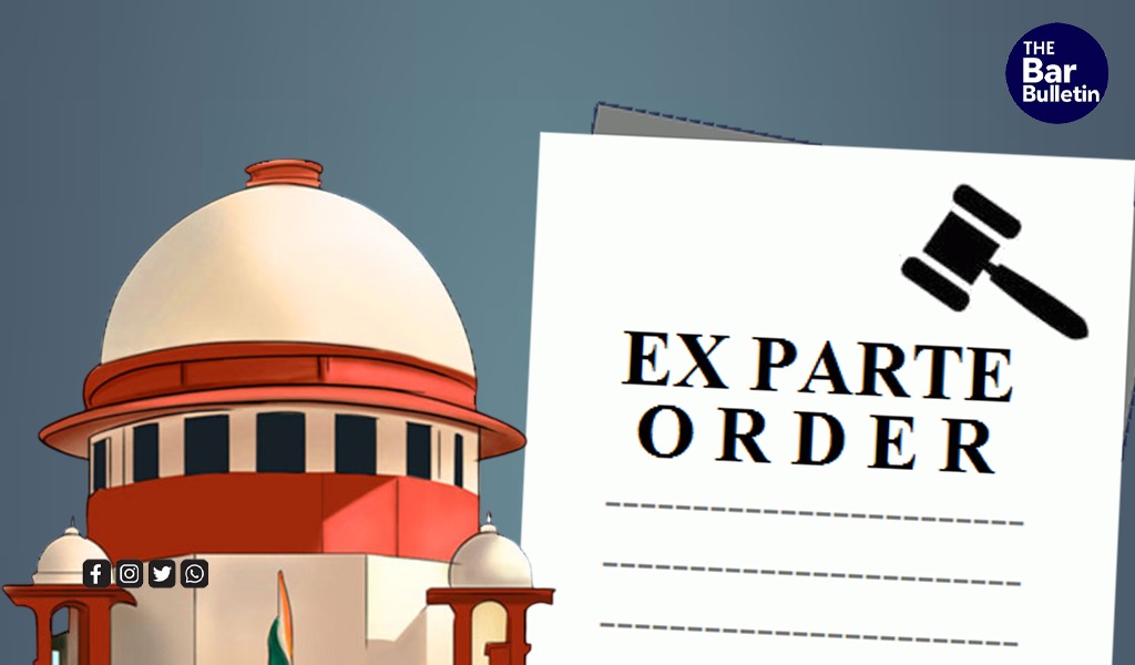 Third party ex parte decree