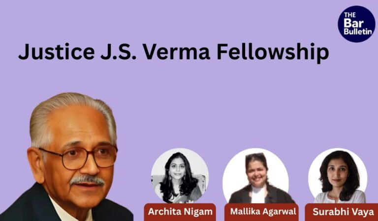 J.S. Verma Fellowship 2026: Supreme Court Lawyers Welfare Trust ...