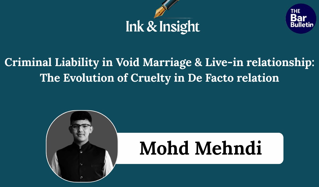 criminal liability void marriage cruelty