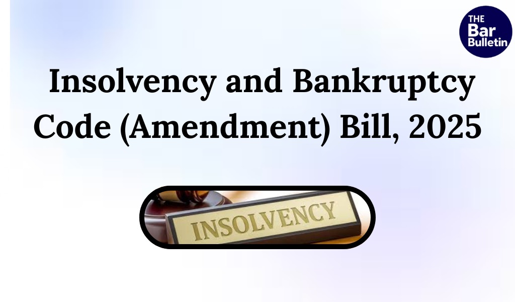 ibc amendment bill ciirp insolvency