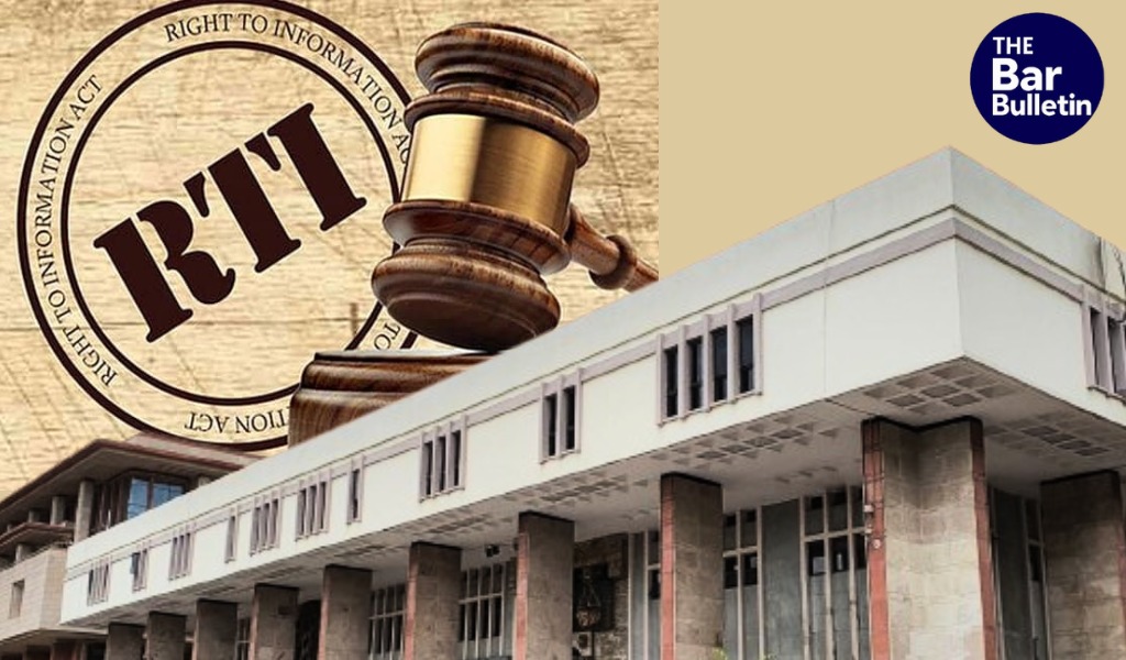 RTI Judicial Complaints Disclosure
