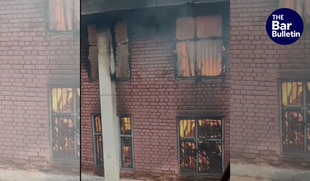 Gurugram court fire incident