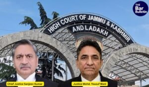 Chief Justice Sanjeev Kumar and Justice Mohd. Yousuf Wani