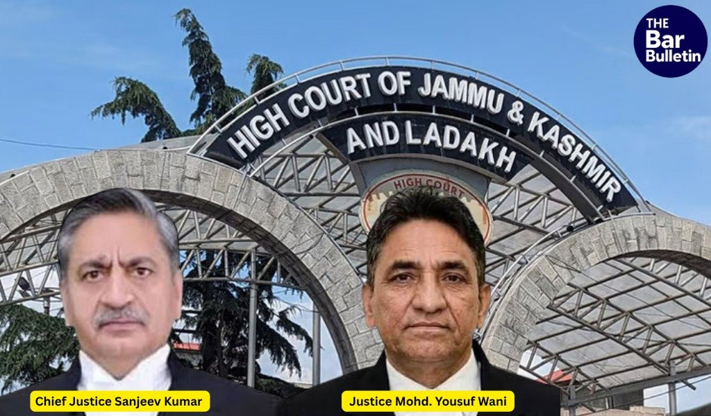 Chief Justice Sanjeev Kumar and Justice Mohd. Yousuf Wani