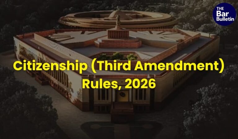 Citizenship Third Amendment Rules 2026
