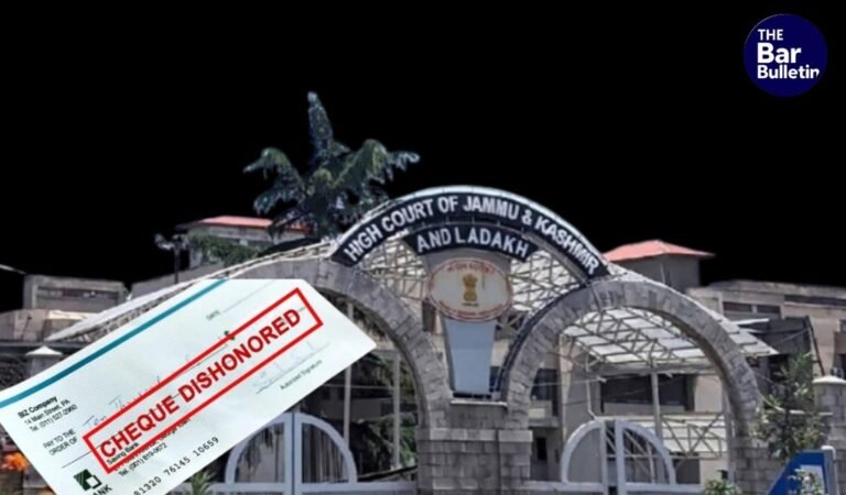 Section 139 Presumption in Cheque Cases