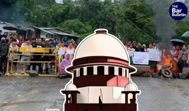 Supreme Court Manipur Highway Blockade