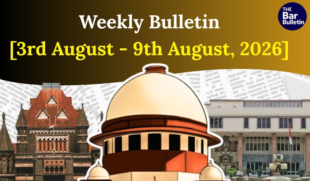 Weekly Legal Bulletin August 2026