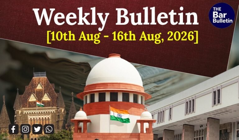 Weekly Legal News Bulletin